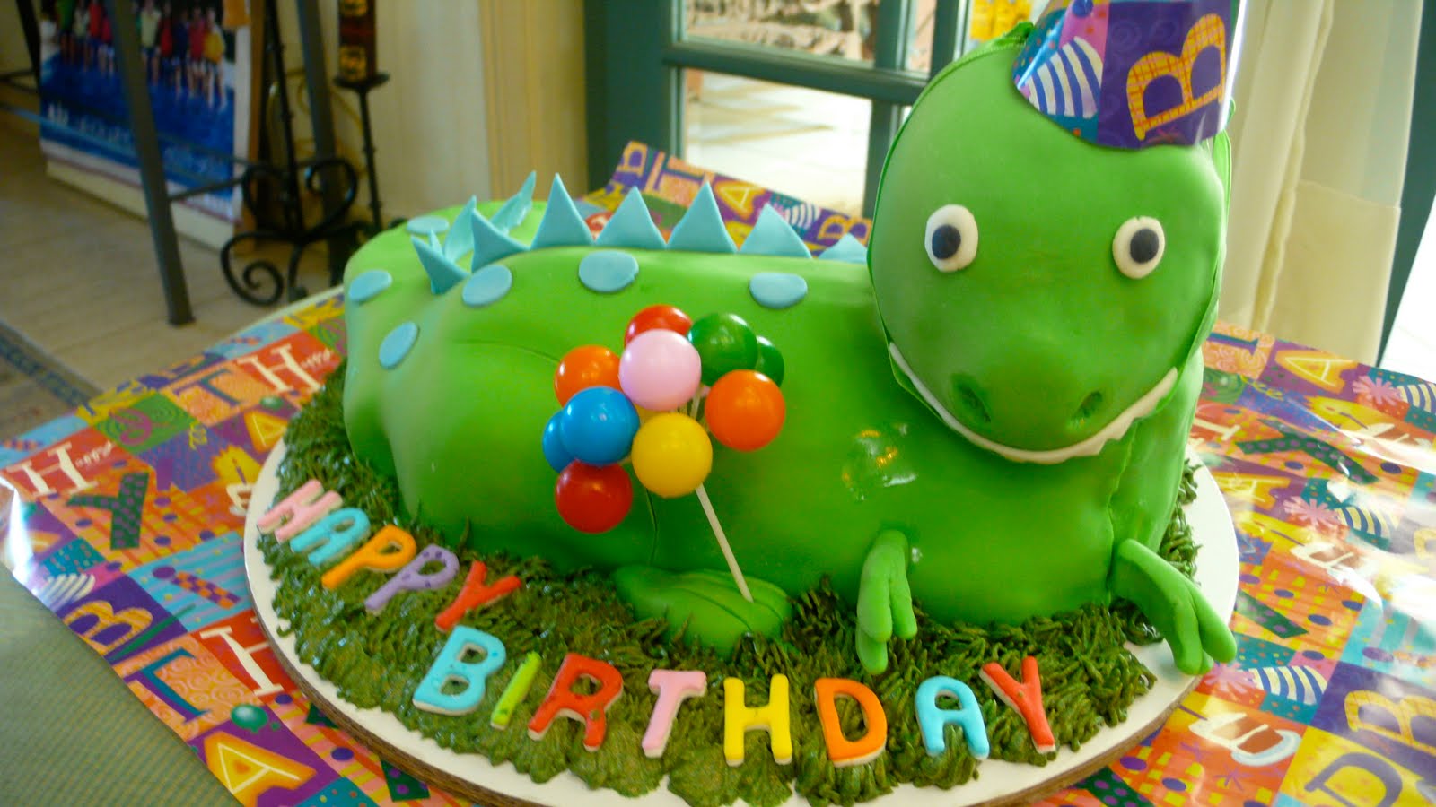 easy dinosaur cake